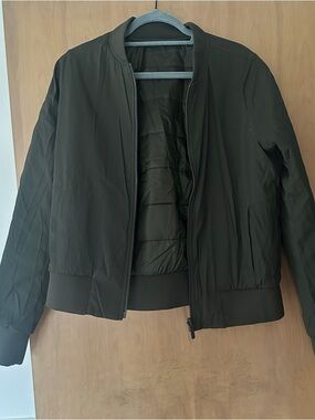 lululemon athletica reversible Green Lightweight Bomber Jacket